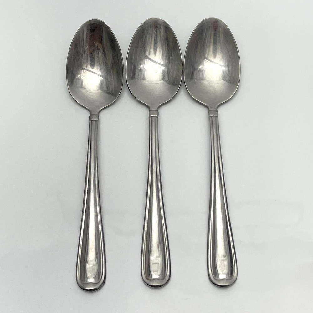 Allure Stainless By Cambridge Flatware Silverware Set Of 3 Teaspoons Retired